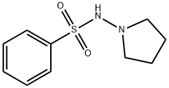 Benzenesulfonamide, N-1-pyrrolidinyl- (7CI) Structure