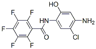 4'-Amino-5'-chloro-2,3,4,5,6-pentafluoro-2'-hydroxybenzanilide Struktur