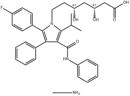 阿托伐他汀甲胺盐, 908852-19-7, 结构式