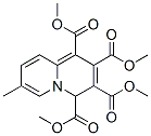 7-Methyl-4H-quinolizine-1,2,3,4-tetracarboxylic acid tetramethyl ester Structure