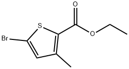 5-溴-3-甲基噻吩-2-羧酸乙酯,909010-86-2,结构式