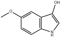 3-ヒドロキシ-5-メトキシ-1H-インドール, N-BOC保護 化学構造式