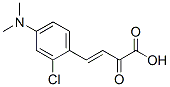 2-Oxo-4-[2-chloro-4-(dimethylamino)phenyl]-3-butenoic acid Struktur