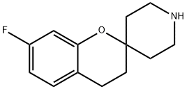3,4-Dihydro-7-fluorospiro[chromene-2,4'-piperidine Structure