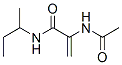 2-Propenamide,  2-(acetylamino)-N-(1-methylpropyl)- 结构式