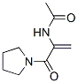 Acetamide,  N-[1-(1-pyrrolidinylcarbonyl)ethenyl]- Struktur
