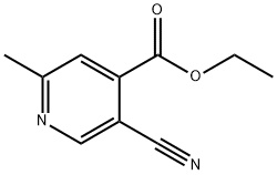 ethyl 5-cyano-2-Methylpyridine-4-carboxylate Structure