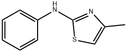 2-苯胺基-4-甲基噻唑,90916-46-4,结构式