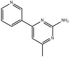 4-甲基-6-吡啶-3-基嘧啶-2-胺, 90916-52-2, 结构式
