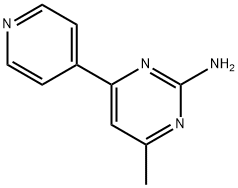 4-METHYL-6-PYRIDIN-4-YLPYRIMIDIN-2-AMINE Structure