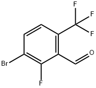 3-BROMO-2-FLUORO-6-(TRIFLUOROMETHYL)BENZALDEHYDE Structure