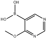 4-Methoxypyrimidin-5-ylboronicacid 化学構造式