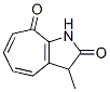 Cyclohepta[b]pyrrole-2,8-dione, 1,3-dihydro-3-methyl- (7CI),90924-04-2,结构式