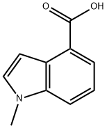 1-甲基-1H-吲哚-4-羧酸, 90924-06-4, 结构式