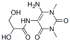 Propanamide,  N-(6-amino-1,2,3,4-tetrahydro-1,3-dimethyl-2,4-dioxo-5-pyrimidinyl)-2,3-dihydroxy- 结构式