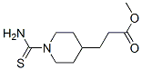 4-Piperidinepropanoic  acid,  1-(aminothioxomethyl)-,  methyl  ester,909292-67-7,结构式