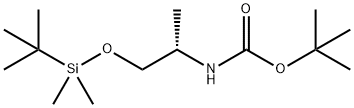 (S)-1-(叔丁基二甲基硅氧基)丙-2-基氨基甲酸叔丁酯, 909297-88-7, 结构式