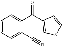 3-(2-CYANOBENZOYL)THIOPHENE 化学構造式