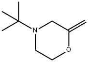 Morpholine,  4-tert-butyl-2-methylene-  (7CI),90949-51-2,结构式