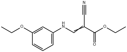 2-Cyano-3-[(3-ethoxyphenyl)aMino]-2-propenoic Acid Ethyl Ester|2-氰基-3 - ((3-乙氧基苯基)氨基)丙烯酸乙酯