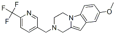 8-METHOXY-2-([6-(TRIFLUOROMETHYL)PYRIDIN-3-YL]METHYL)-1,2,3,4-TETRAHYDROPYRAZINO[1,2-A]INDOLE Structure