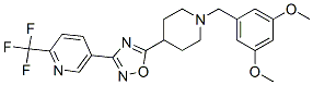 5-(5-[1-(3,5-DIMETHOXYBENZYL)PIPERIDIN-4-YL]-1,2,4-OXADIAZOL-3-YL)-2-(TRIFLUOROMETHYL)PYRIDINE|