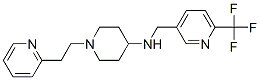 1-(2-PYRIDIN-2-YLETHYL)-N-([6-(TRIFLUOROMETHYL)PYRIDIN-3-YL]METHYL)PIPERIDIN-4-AMINE Structure