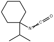 Isocyanic acid, 1-isopropylcyclohexyl ester (7CI) Struktur