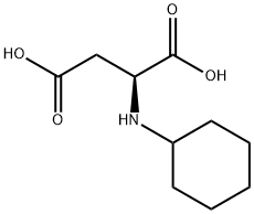 N-CYCLOHEXYL ASPARTIC ACID 化学構造式