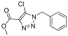 methyl 1-benzyl-5-chloro-triazole-4-carboxylate Structure