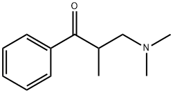 2-benzoylpropyldimethylammonium chloride Structure