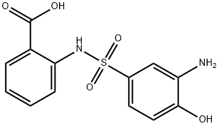 2-[[(3-Amino-4-hydroxyphenyl)sulphonyl]amino]benzoic acid