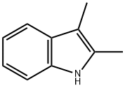 2,3-ジメチルインドール 化学構造式