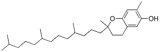 3,4-Dihydro-2,7-dimethyl-2-(4,8,12-trimethyltridecyl)-2H-1-benzopyran-6-ol Struktur
