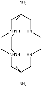 3,6,10,13,16,19-Hexaazabicyclo(6.6.6)eicosane-1,8-diamine,91002-72-1,结构式