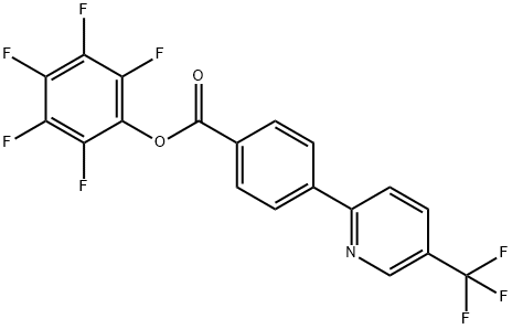 Pentafluorophenyl 4-[5-(trifluoromethyl)pyridin-2-yl]benzoate,910036-89-4,结构式