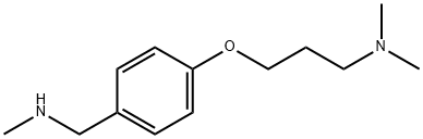 4-[3-(DIMETHYLAMINO)PROPOXY]-N-METHYLBENZYLAMINE,910037-04-6,结构式