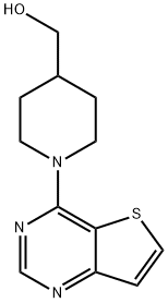4-[4-(Hydroxymethyl)piperidin-1-yl]thieno[3,2-d]pyrimidine Structure