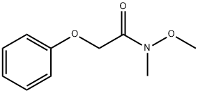 (N-METHOXY-N-METHYLCARBAMOYLMETHYL)PHENOXYMETHANE Structure