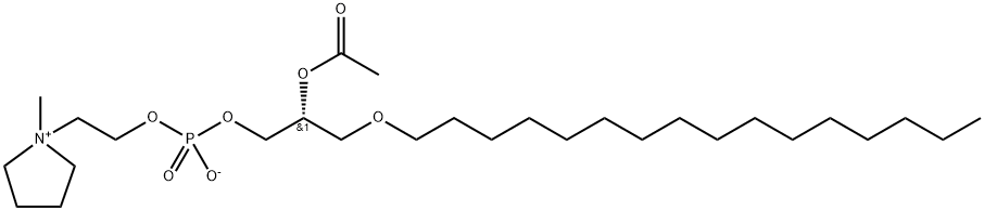 91021-63-5 1-O-HEXADECYL-2-O-ACETYL-SN-GLYCERYL-3-PHOSPHORYL-N-METHYL-PYRROLIDINIUM ETHANOL