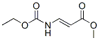 2-Propenoic  acid,  3-[(ethoxycarbonyl)amino]-,  methyl  ester 化学構造式