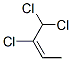 (E)-1,1,2-Trichloro-2-butene Structure