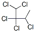 1,1,2,2,3-ペンタクロロブタン 化学構造式
