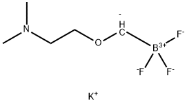 Potassium 2-(dimethylamino)ethoxymethyltrifluoroborate Struktur