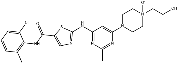 Dasatinib N-Oxide 化学構造式