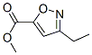 5-Isoxazolecarboxylic  acid,  3-ethyl-,  methyl  ester 化学構造式