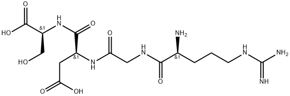 Arg-Gly-Asp-Ser, 91037-65-9, 结构式