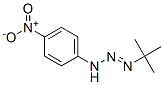 4-nitro-N-tert-butyldiazenyl-aniline Struktur