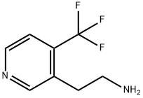 2-(4-Trifluoromethyl-pyridin-3-yl)-ethylamine 结构式