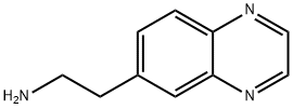 6-Quinoxalineethanamine 化学構造式